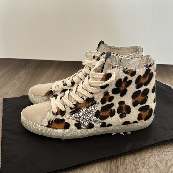 Golden Goose Animal Print Pony Fur Francy, Size 37 Kids - Picture 4 of 8